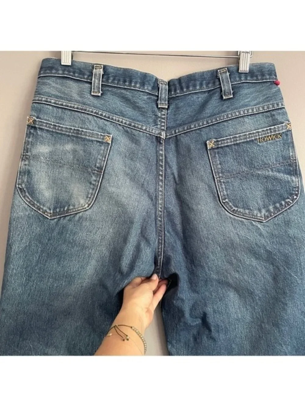 Vintage 70s Howick Riders Wider Straight Leg Jeans - 32 x 27